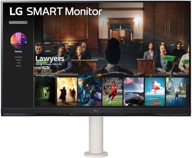 32 4K UHD IPS MyView Smart Monitor with webOS and Built-in FHD Webcam