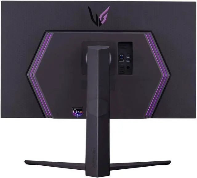 Alt view image 4 of 7 - LG 32" 144 Hz IPS UHD Gaming Monitor FreeSync Premium & G-Sync Compatible 3840 x 2160 (4K) DCI-P3 95% (CIE1976) UltraGear 32GR93U-B Tilt/Height/Pivot Adjust