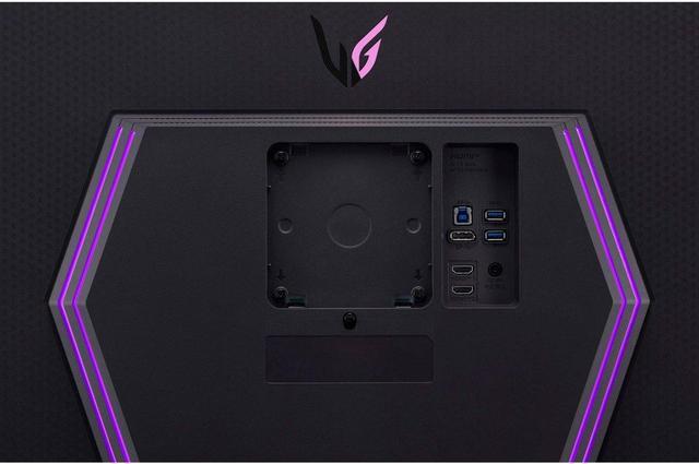 Alt view image 4 of 5 - LG 27" 144 Hz IPS UHD Gaming Monitor FreeSync Premium & G-Sync Compatible 3840 x 2160 (4K) DCI-P3 95% (CIE1976) UltraGear 27GR93U-B Tilt/Height/Pivot Adjust