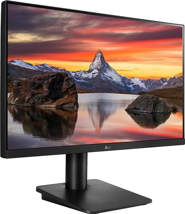 Alt view image 3 of 7 - LG 24MP450-B Monitor 24" Full HD (1920 x 1080) IPS 75hz Display, 3-Side Virtually Borderless Design, AMD FreeSync, 5ms GtG Response Time, Reader Mode, OnScreen Control with Screen Split,Black