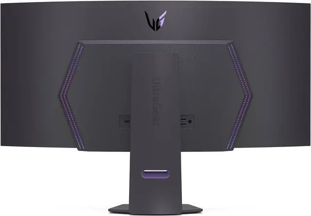 Alt view image 5 of 5 - LG 45" UltraGear OLED Curved Gaming Monitor 45GS95QE-B WQHD 240Hz 0.03ms G-SYNC Compatible 800R Tilt, Height, Swivel Adjust