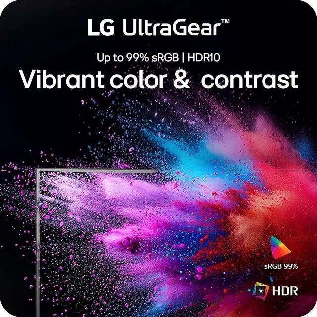Alt view image 7 of 10 - LG 27GS60QC-B Ultragear Curved Gaming Monitor 27-Inch QHD (2560x1440) 180Hz 1ms 1000R AMD FreeSync HDR10 HDMIx2 DisplayPort Borderless Design Black Stabilizer DAS Crosshair FPS Counter - Black