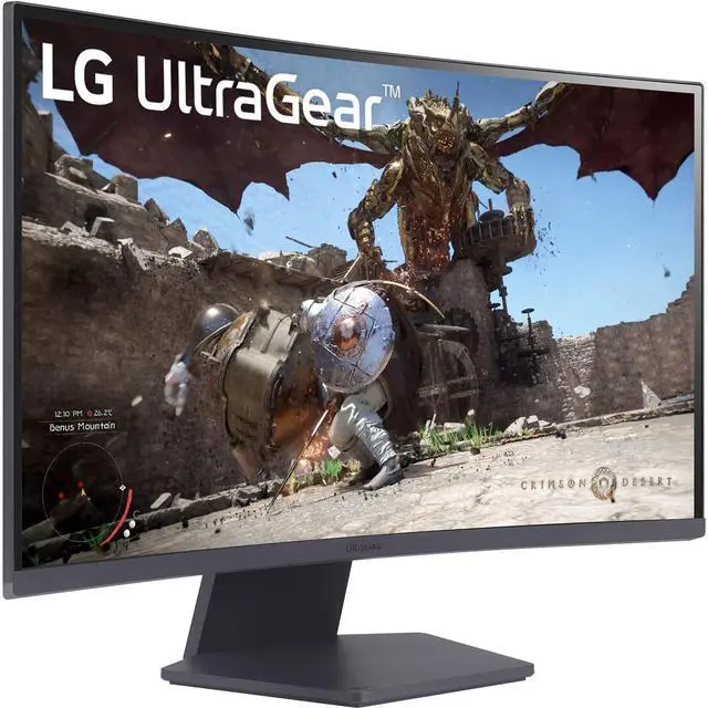 Alt view image 2 of 7 - LG Ultragear 27" QHD (2560x1440) Curved Gaming Monitor,180Hz 1ms 1000R AMD FreeSync Monitor with HDR10,Black, 27GS60QX-B