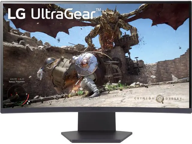 Main image of LG Ultragear 27" QHD (2560x1440) Curved Gaming Monitor,180Hz 1ms 1000R AMD FreeSync Monitor with HDR10,Black, 27GS60QX-B