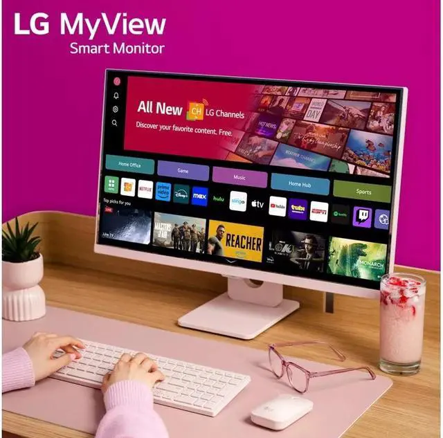 Alt view image 2 of 8 - LG 27" 60 Hz IPS FHD Monitor 5 ms NTSC 72% MyView 27SR5BF-P