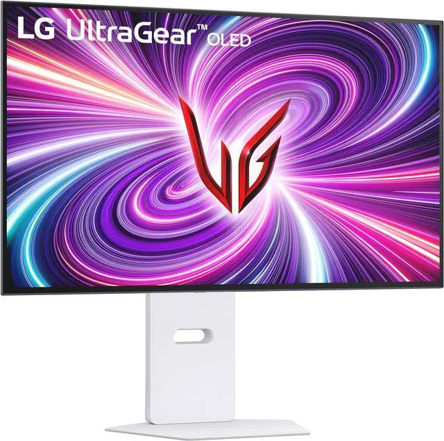 Alt view image 10 of 13 - LG UltraGear 32" 4K UHD 3840x2160 OLED Dual-Mode UHD 240Hz / FHD 480Hz 0.03ms (GtG) Height Adjustable 2x HDMI 2.1 1x DisplayPort 1.4 Gaming Monitor, 32GS95UV-W, White