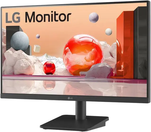 Alt view image 3 of 8 - LG 24" (23.8" viewable) 100 Hz IPS LED Monitors 24BA400-B Tilt Adjustable Stand Black