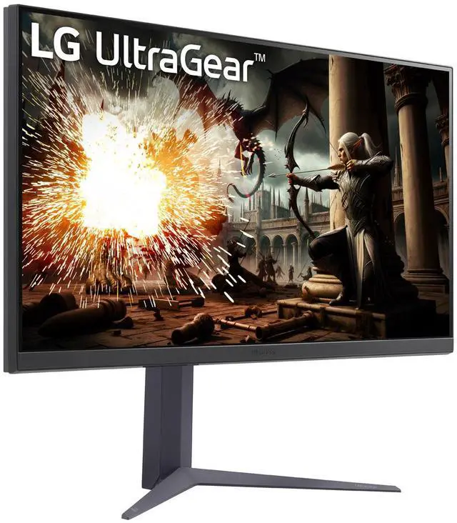 Alt view image 2 of 10 - LG 32GS75QN-B 32” UltraGear™ QHD IPS 180Hz gaming monitor, 1ms (GtG), DisplayHDR™ 400