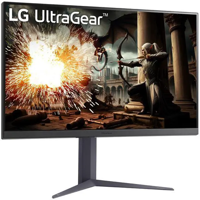 Alt view image 3 of 10 - LG 32GS75QN-B 32” UltraGear™ QHD IPS 180Hz gaming monitor, 1ms (GtG), DisplayHDR™ 400