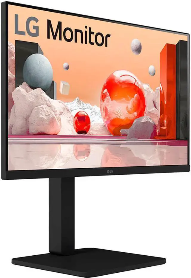 Alt view image 2 of 9 - LG 24BA560-B 23.8" IPS Full HD 100 Hz Monitor with Built-in Speakers