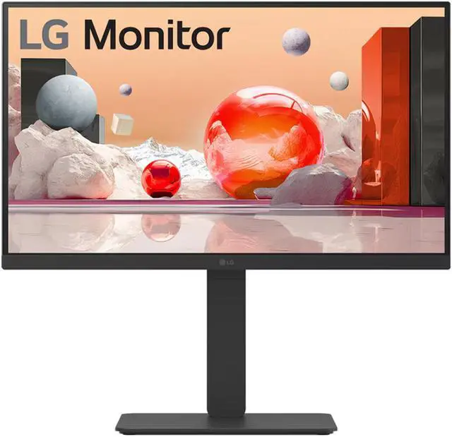 Alt view image 2 of 10 - LG 24'' IPS FHD 100Hz Monitor with Webcam/Mic, & UBC Type-C, 24BA850-B