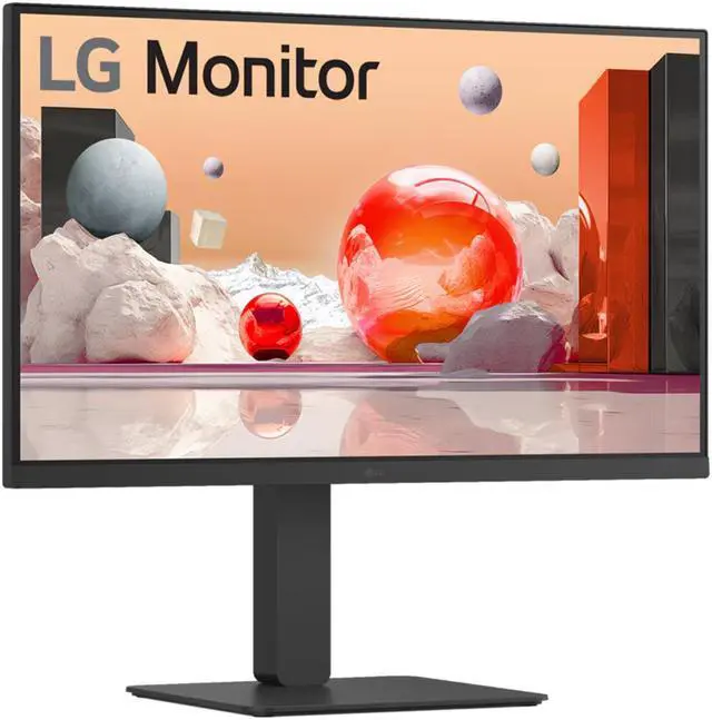 Alt view image 2 of 10 - LG 27” Full HD IPS 100Hz Monitor with USB Type-C and RJ45, 27BA750-B