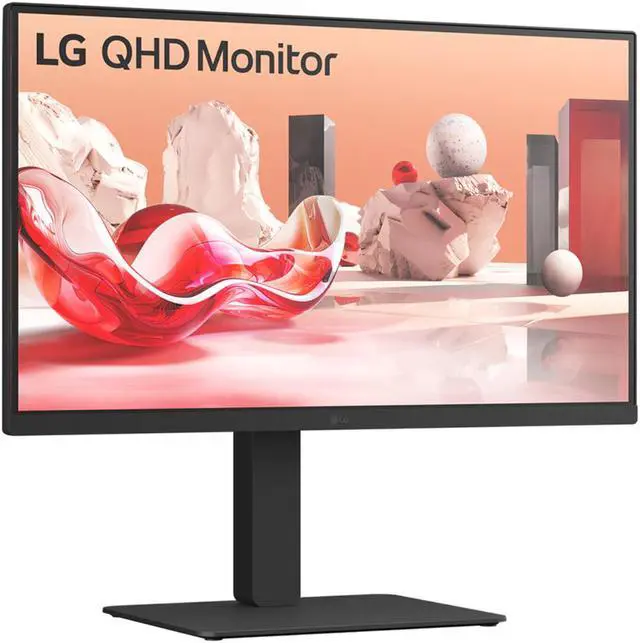 Alt view image 2 of 12 - LG 27” QHD IPS 100Hz Monitor with USB-C with Daisy Chain, 27BA75QB-B