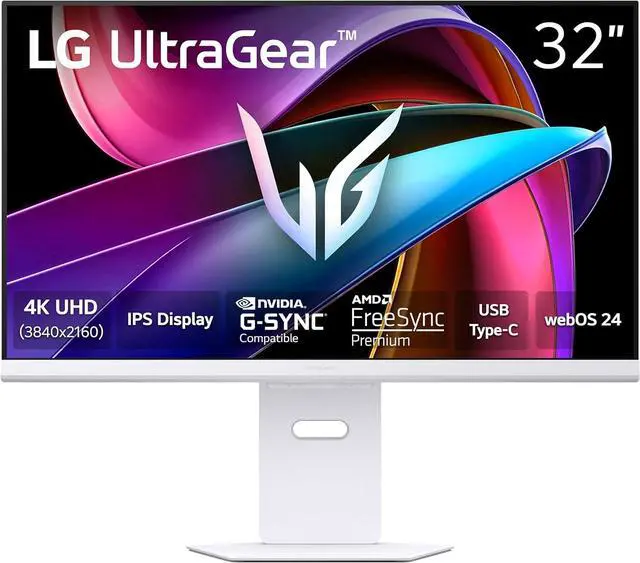 Main image of LG 31.5" 144 Hz IPS UHD Gaming Monitor FreeSync Premium & G-Sync Compatible DCI-P3 95% (CIE1976) 32G810SA-W