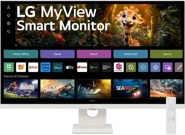 Main image of LG 31.5" 60 Hz VA UHD Monitor 5 ms 3840 x 2160 (4K) DCI-P3 90% Flat Panel 32SR73U-W