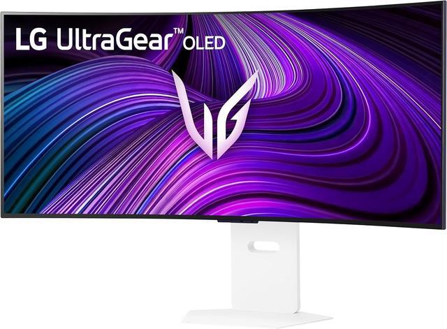 Alt view image 5 of 10 - LG 39GX90SA 39-inch Ultragear WQHD (3440 x 1440) OLED Curved Gaming Monitor 240Hz, 1ms, NVIDIA G-Sync Compatible, AMD FreeSync Premium, VESA DisplayHDR True Black 400, webOS, USB Type-C, White
