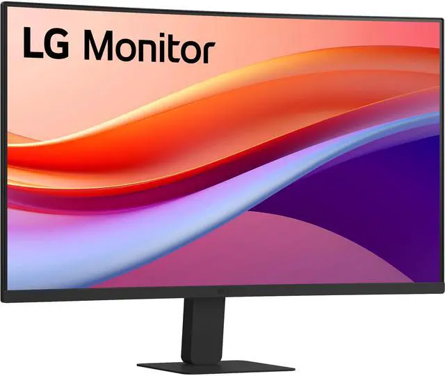 Alt view image 2 of 10 - LG 27" 100 Hz VA Curved Monitor 5ms (GTG) sRGB 99% (CIE1931) Curved 27U421A-B
