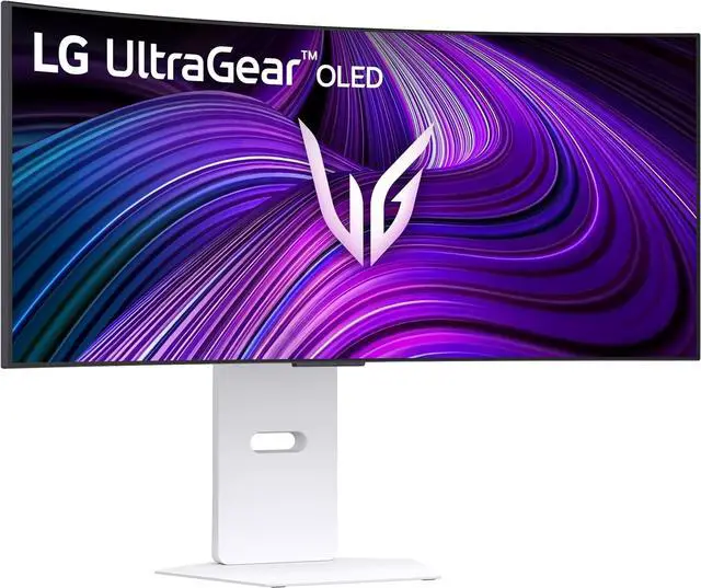 Alt view image 2 of 11 - LG 34" 240 Hz OLED QHD Gaming Monitor 0.03ms (GtG at Faster) FreeSync Premium & G-Sync Compatible DCI-P3 98.5% (CIE1976) Curved UltraGear 34GX90SA-W