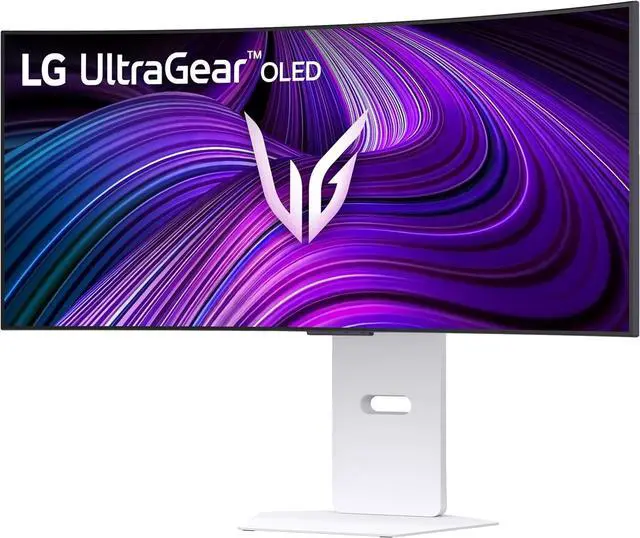 Alt view image 3 of 11 - LG 34" 240 Hz OLED QHD Gaming Monitor 0.03ms (GtG at Faster) FreeSync Premium & G-Sync Compatible DCI-P3 98.5% (CIE1976) Curved UltraGear 34GX90SA-W