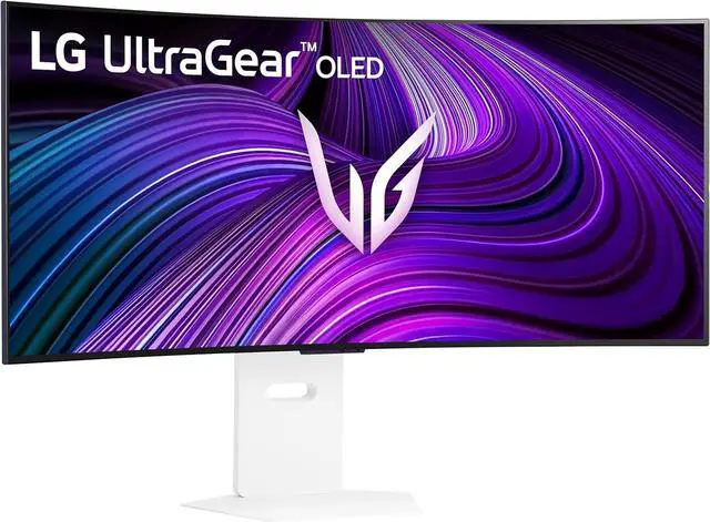 Alt view image 2 of 10 - LG 39" 240 Hz OLED QHD Gaming Monitor 0.03ms (GtG at Faster) FreeSync Premium & G-Sync Compatible DCI-P3 98.5% (CIE1976) Curved UltraGear 39GX90SA-W