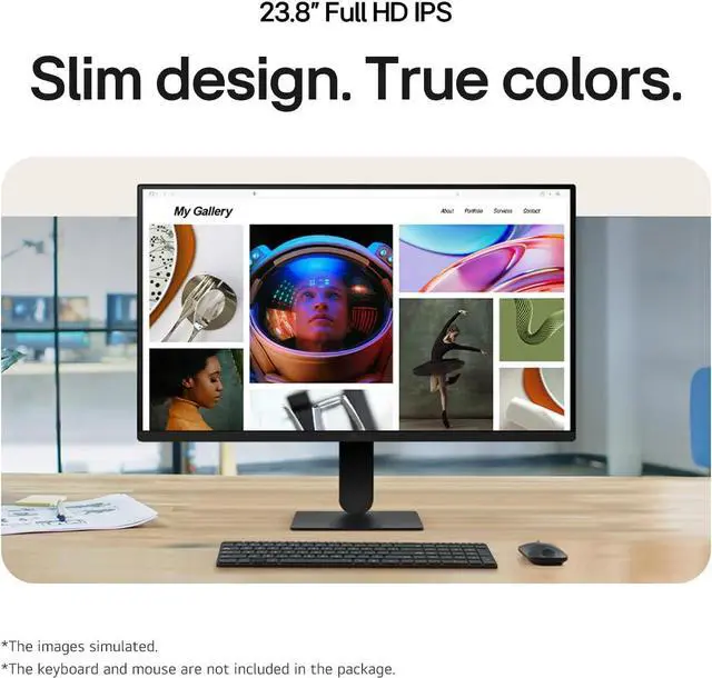 Alt view image 6 of 15 - LG 24U411A-B 24-inch Full HD (1920 x 1080) IPS Computer Monitor, 120Hz, HDR10, Reader Mode, Flicker Safe, HDMI, Slim Stand Base, Black