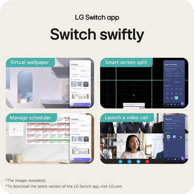 Alt view image 11 of 15 - LG 24U411A-B 24-inch Full HD (1920 x 1080) IPS Computer Monitor, 120Hz, HDR10, Reader Mode, Flicker Safe, HDMI, Slim Stand Base, Black
