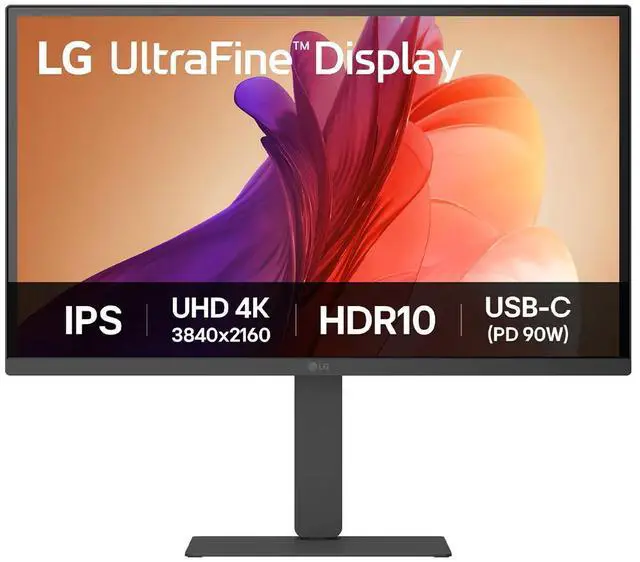 Main image of LG UltraFine 27" 4K UHD IPS Monitor with USB-C, include Speakers - 27U730A-B