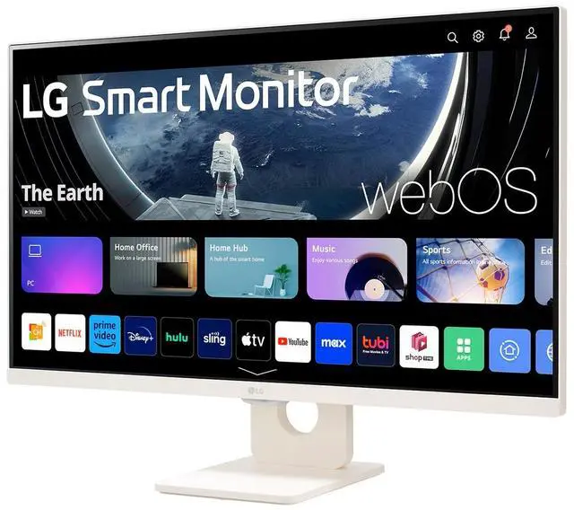Alt view image 3 of 10 - LG 27" Full HD IPS Smart Monitor with webOS - 27U511SA-W