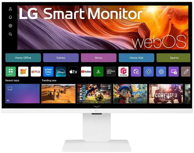 Main image of LG 32" UHD IPS Smart Monitor with webOS - 32U830SA-W