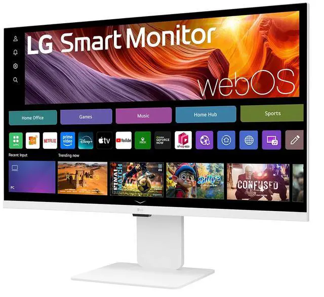 Alt view image 2 of 12 - LG 32" UHD IPS Smart Monitor with webOS - 32U830SA-W