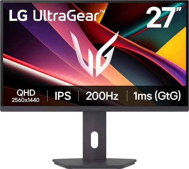 Main image of LG 27 inch UltraGear IPS QHD 1440p 200Hz 1ms AMD FreeSync Premium Gaming Monitor