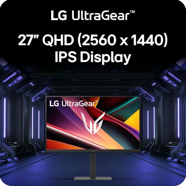 Alt view image 5 of 18 - LG 27G640A-B 27-inch Ultragear QHD (2560 x 1440) IPS Gaming Monitor, 300Hz, 1ms, NVIDIA G-Sync, AMD FreeSync Premium, VESA DisplayHDR 400, HDMI 2.1, USB Type-C, Tilt/Height/Swivel/Pivot Stand, Black