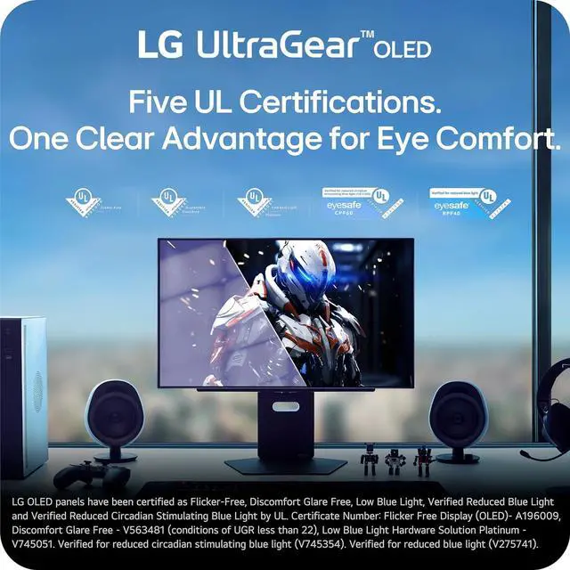 Alt view image 13 of 19 - LG 27GX700A-B 27-inch Ultragear QHD (2560 x 1440) OLED Gaming Monitor, 280Hz, 0.03ms, NVIDIA G-Sync, AMD FreeSync Premium Pro, VESA DisplayHDR TrueBlack500, with up to DCI-P3 99.5%, HDMI 2.1, Black