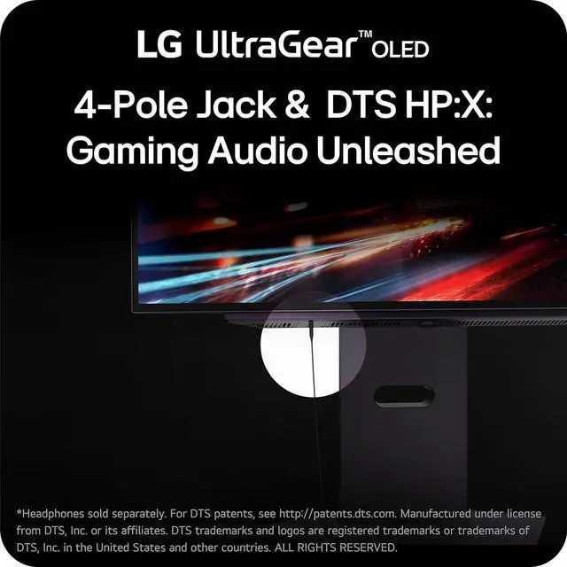 Alt view image 14 of 19 - LG 27GX700A-B 27-inch Ultragear QHD (2560 x 1440) OLED Gaming Monitor, 280Hz, 0.03ms, NVIDIA G-Sync, AMD FreeSync Premium Pro, VESA DisplayHDR TrueBlack500, with up to DCI-P3 99.5%, HDMI 2.1, Black