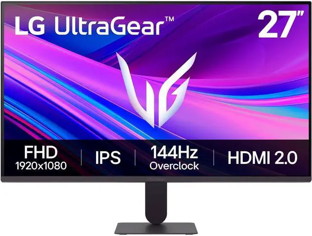 Main image of LG 27" 144 Hz (OC) IPS FHD Gaming Monitor FreeSync Premium Pro & G-Sync Compatible sRGB 99% (CIE1931) UltraGear 27G411A-B