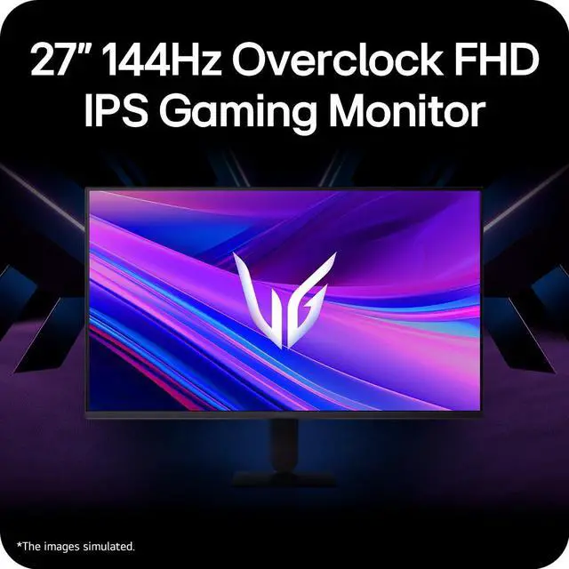 Alt view image 3 of 9 - LG 27" 144 Hz (OC) IPS FHD Gaming Monitor FreeSync Premium Pro & G-Sync Compatible sRGB 99% (CIE1931) UltraGear 27G411A-B