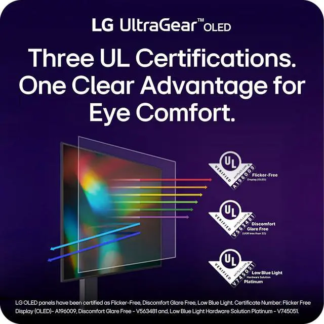 Alt view image 7 of 16 - LG 27" 240 Hz OLED QHD Gaming Monitor FreeSync Premium Pro & G-Sync Compatible DCI-P3 Typical 98.5% GX700 Series 27GX704A-B