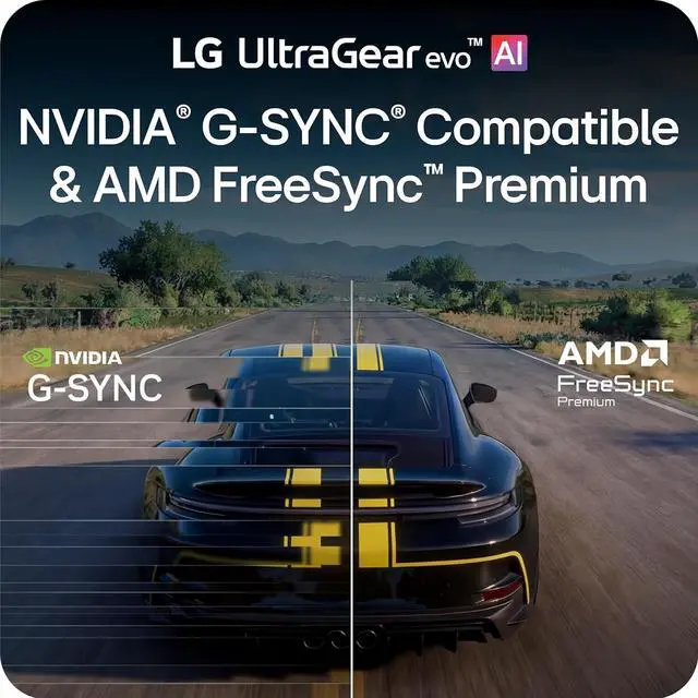 Alt view image 7 of 20 - LG UltraGear evo AI 27 inch Dual Mode 5K 165Hz QHD 2K 1440P 330Hz IPS MINI LED AMD FreeSync Premium & G-Sync Compatible HDR1000 1ms USB-C Built-in Speaker Gaming Computer Monitor with Height/Swivel/Pivot/Tilt Stand 27GM950B-B