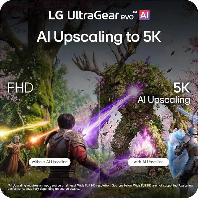 Alt view image 4 of 20 - LG UltraGear evo AI 27 inch Dual Mode 5K 165Hz QHD 2K 1440P 330Hz IPS MINI LED AMD FreeSync Premium & G-Sync Compatible HDR1000 1ms USB-C Built-in Speaker Gaming Computer Monitor with Height/Swivel/Pivot/Tilt Stand 27GM950B-B