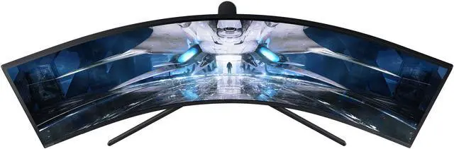 Alt view image 9 of 17 - Samsung Odyssey Neo G9 49" LS49AG952NNXZA 5120 x 1440 (2K) 240Hz 1ms (GTG) FreeSync Premium Pro G-Sync Compatible, DisplayPort HDMI, Height Adjust VESA Tilt Swivel Curved Gaming Monitor