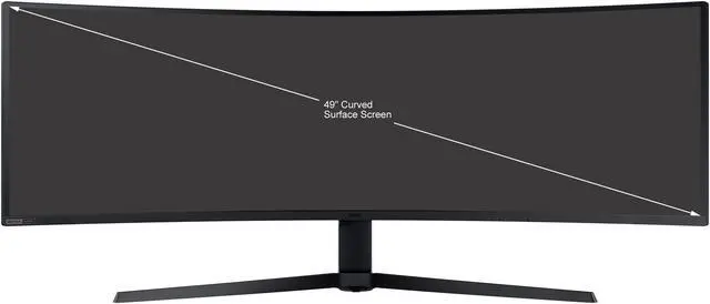 Alt view image 5 of 17 - Samsung Odyssey Neo G9 49" LS49AG952NNXZA 5120 x 1440 (2K) 240Hz 1ms (GTG) FreeSync Premium Pro G-Sync Compatible, DisplayPort HDMI, Height Adjust VESA Tilt Swivel Curved Gaming Monitor