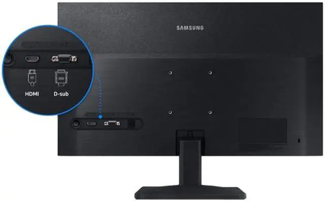 Alt view image 6 of 9 - SAMSUNG 24" 60 Hz VA FHD Monitor 5 ms D-Sub, HDMI Flat Panel S33A Series LS24A336NHNXZA