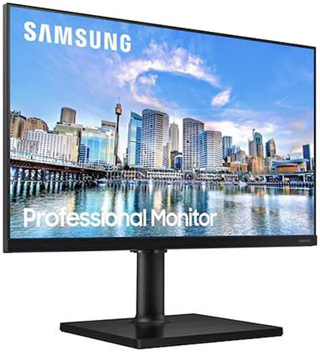 Alt view image 4 of 14 - SAMSUNG 22" Max 75 Hz IPS FHD IPS Monitor 5 ms HDMI, DisplayPort, USB, Audio Flat Panel LF22T454FQNXGO