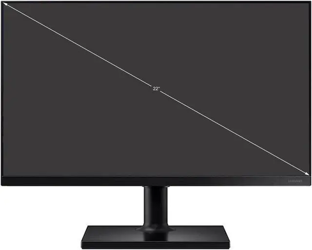 Alt view image 2 of 14 - SAMSUNG 22" Max 75 Hz IPS FHD IPS Monitor 5 ms HDMI, DisplayPort, USB, Audio Flat Panel LF22T454FQNXGO
