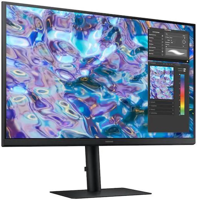 Alt view image 6 of 14 - SAMSUNG ViewFinity LS27B610EQNXZA ViewFinity S6 27" QHD 2560 x 1440 (2K) Max 75 Hz HDMI, DisplayPort, Audio FreeSync (AMD Adaptive Sync) IPS Monitor