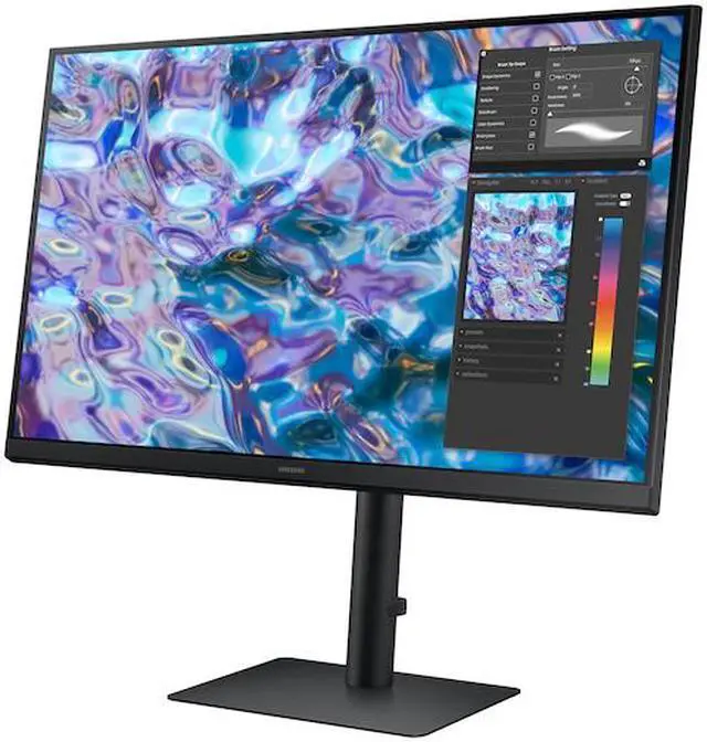 Alt view image 8 of 14 - SAMSUNG ViewFinity LS27B610EQNXZA ViewFinity S6 27" QHD 2560 x 1440 (2K) Max 75 Hz HDMI, DisplayPort, Audio FreeSync (AMD Adaptive Sync) IPS Monitor