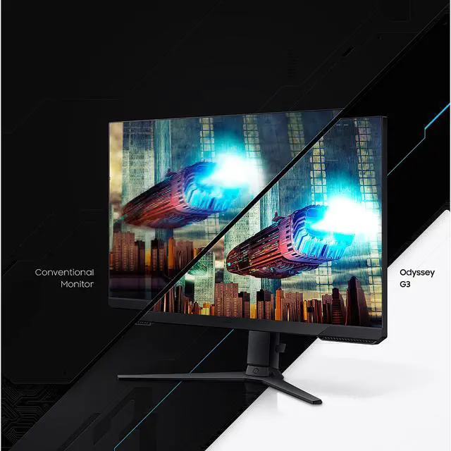 Alt view image 16 of 20 - SAMSUNG 24" 165 Hz (Max) VA FHD Gaming Monitor FreeSync Premium (AMD Adaptive Sync) 72% NTSC HDMI, DisplayPort, Audio Odyssey G32A LS24AG320NNXZA