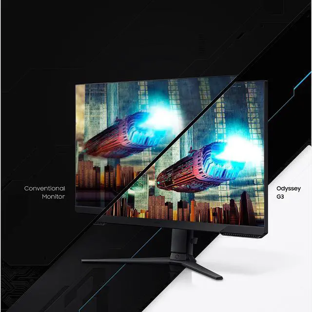 Alt view image 16 of 20 - SAMSUNG Odyssey G3 27" 165 Hz VA Full HD FreeSync Premium (AMD Adaptive Sync) 1920 x 1080 HDMI, DisplayPort, Height Adjustable Pivot Swivel Gaming Monitor LS27AG320NNXZA