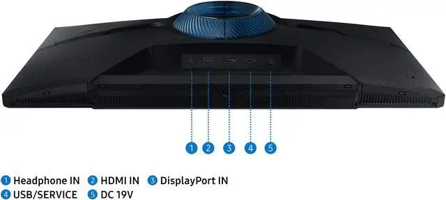 Alt view image 19 of 20 - SAMSUNG 32" 165 Hz (Max) VA WQHD Gaming Monitor FreeSync Premium (AMD Adaptive Sync) HDMI, DisplayPort, Audio Odyssey G55A LS32AG552ENXZA