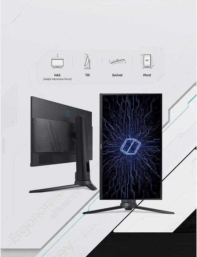 Alt view image 15 of 17 - SAMSUNG 27" 144 Hz VA FHD Gaming Monitor FreeSync Premium (AMD Adaptive Sync) D-Sub, HDMI, DisplayPort Odyssey G35T LF27G35TFBNXZA